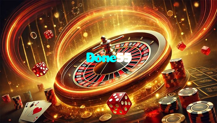 Done55 casino presented on mobile device in Pakistan with slots and live games